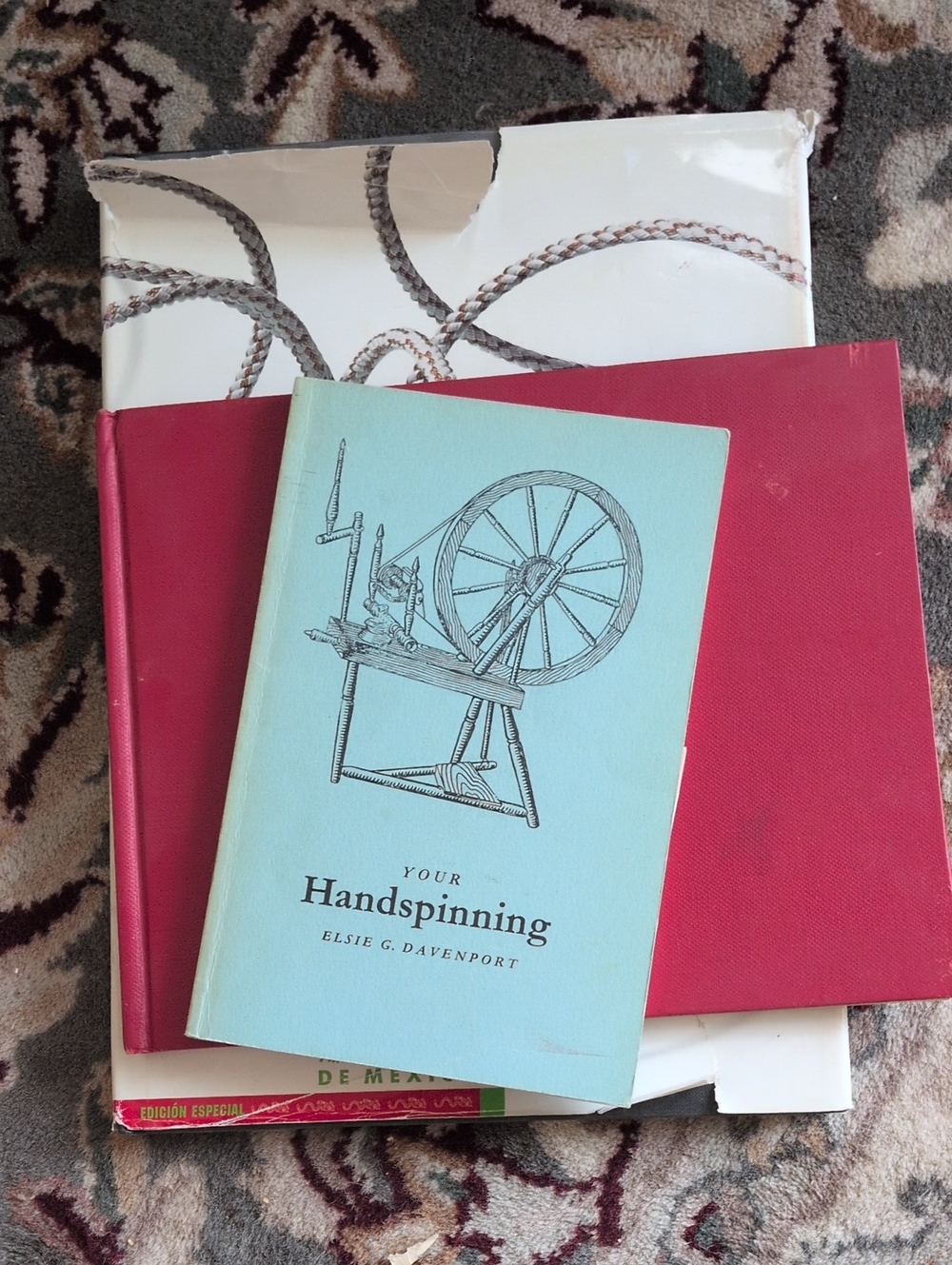 Unknown Brand Light Blue 'Your Handspinning' Decorative Book